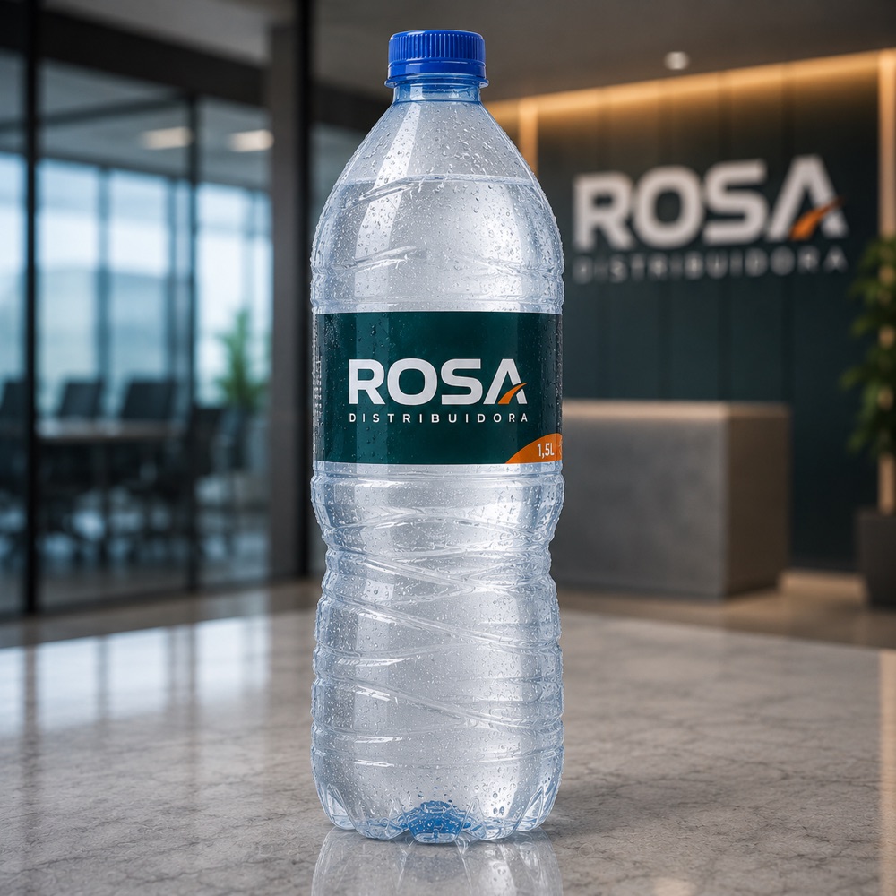 Água Mineral: Garrafa 1,5L